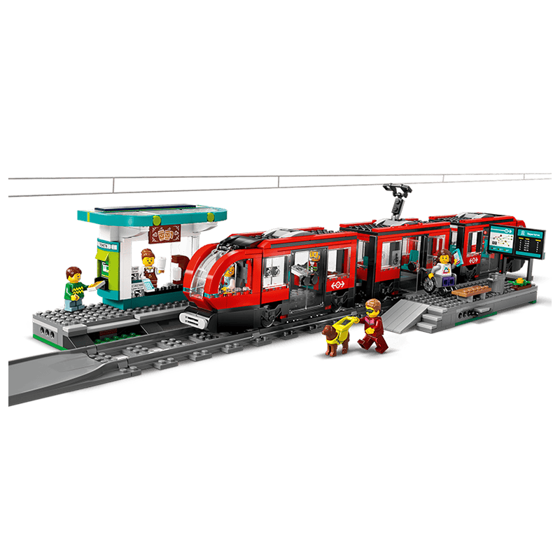 积木拼装城市系列60423 都市有轨电车九游会网站创造无限可能：乐高（LEGO）